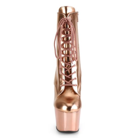 Pleaser ADORE-1020 ADO1020/ROGMPU/ROGCH Tronchetti  Tacco Altissimo 17 Plateau 7.0 Oro ADO1020/ROGMPU/ROGCH