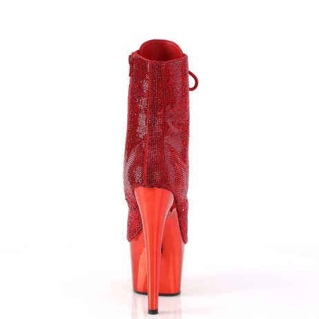 Pleaser ADORE-1020CHRS ADO1020CHRS/R/RCH Tronchetti  Tacco Altissimo 17 Plateau 7.0 Rosso ADO1020CHRS/R/RCH