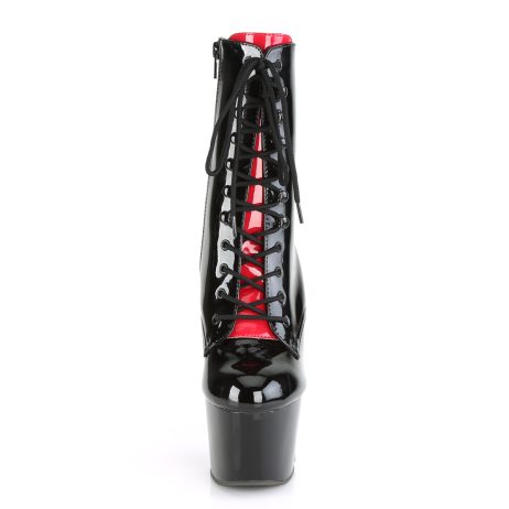 Pleaser ADORE-1020FH ADO1020FH/B-RPT/M Tronchetti  Tacco Altissimo 17 Plateau 7.0 Nero ADO1020FH/B-RPT/M