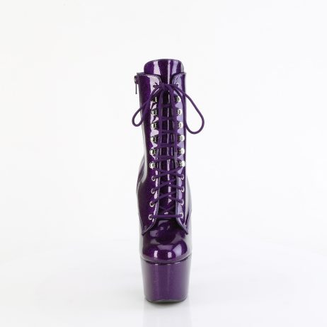 Pleaser ADORE-1020GP ADO1020GP/PPG/M Tronchetti  Tacco Altissimo 17 Plateau 7.0 Viola Glitter ADO1020GP/PPG/M