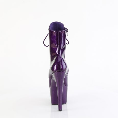 Pleaser ADORE-1020GP ADO1020GP/PPG/M Tronchetti  Tacco Altissimo 17 Plateau 7.0 Viola Glitter ADO1020GP/PPG/M