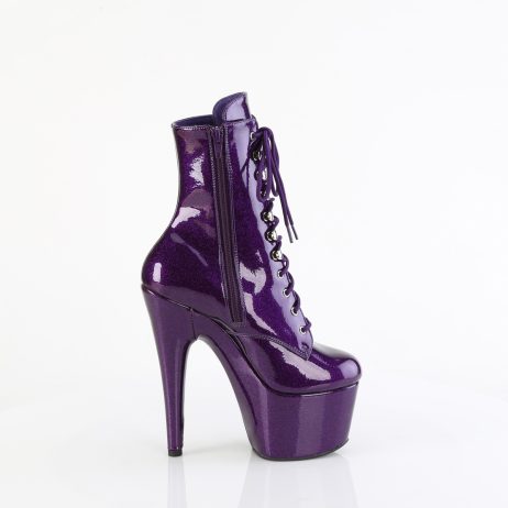 Pleaser ADORE-1020GP ADO1020GP/PPG/M Tronchetti  Tacco Altissimo 17 Plateau 7.0 Viola Glitter ADO1020GP/PPG/M