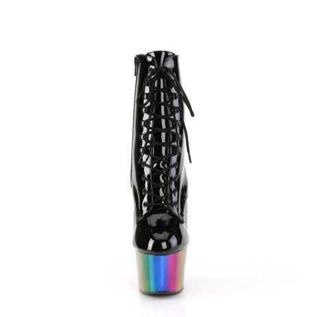 Pleaser ADORE-1020RC ADO1020RC/B/RBOWCH Tronchetti  Tacco Altissimo 17 Plateau 7.0 Nero ADO1020RC/B/RBOWCH