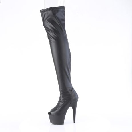 Pleaser ADORE-3011 ADO3011/BPU/M Stivali Donna  Tacco Altissimo 17 Plateau 7.0 Nero ADO3011/BPU/M