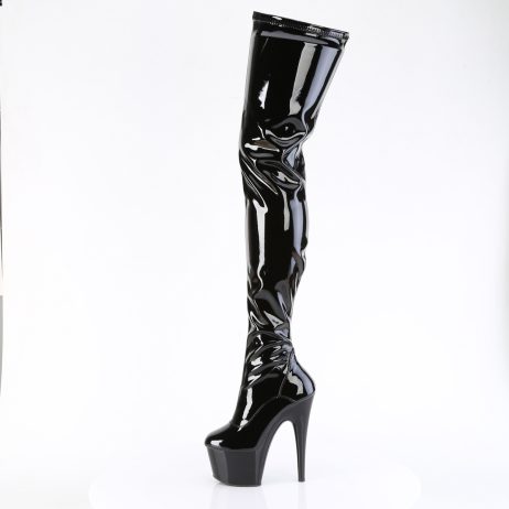 Pleaser ADORE-4000 ADO4000/B/M Stivali Donna  Tacco Altissimo 17 Plateau 7.0  Nero ADO4000/B/M