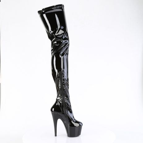 Pleaser ADORE-4000 ADO4000/B/M Stivali Donna  Tacco Altissimo 17 Plateau 7.0  Nero ADO4000/B/M