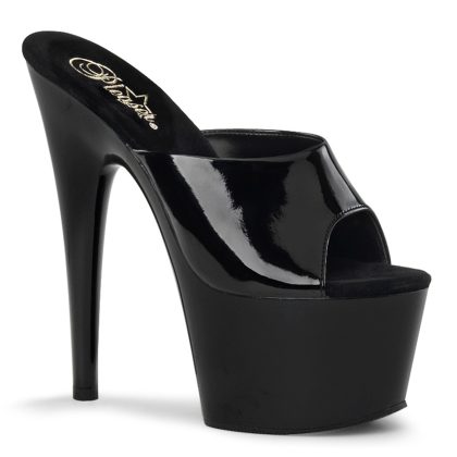 Pleaser ADORE-701 ADO701/B/M Sabot Donna  Tacco Altissimo 17 Plateau 7.0 Nero ADO701/B/M