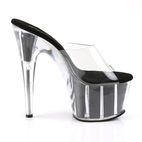 Pleaser ADORE-701G ADO701G/C/B Sabot Donna  Tacco Altissimo 17 Plateau 7.0 Nero ADO701G/C/B