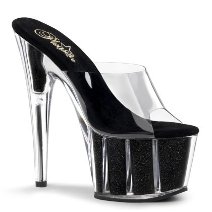 Pleaser ADORE-701G ADO701G/C/B Sabot Donna  Tacco Altissimo 17 Plateau 7.0 Nero ADO701G/C/B