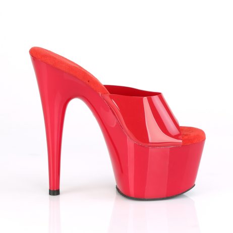 Pleaser ADORE-701N ADO701N/RTPU/M Sabot Donna  Tacco Altissimo 17 Plateau 7.0 Rosso ADO701N/RTPU/M