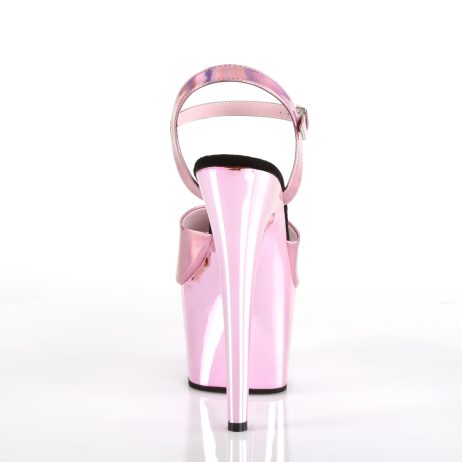 Pleaser ADORE-709HGCH ADO709HGCH/BPHG/BPCH Sandali con Cinturino  Tacco Altissimo 17 Plateau 7.0 Rosa ADO709HGCH/BPHG/BPCH