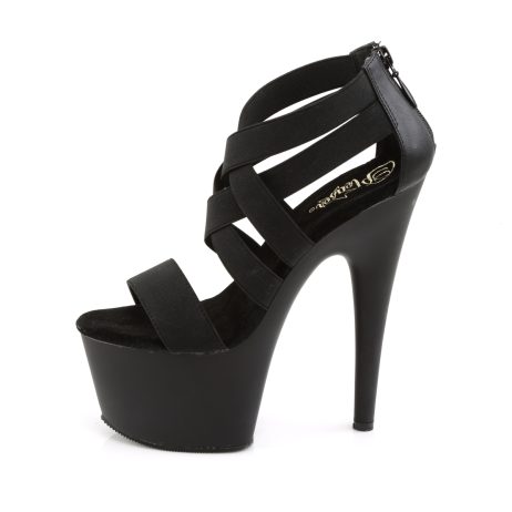 Pleaser ADORE-769 ADO769/B/M Sandali Donna  Tacco Altissimo 17 Plateau 7.0 Nero ADO769/B/M