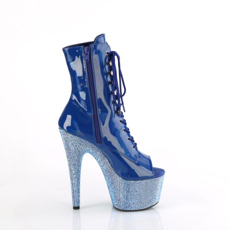 Pleaser BEJEWELED-1021-7 BEJ1021-7/BLHG/BLRS Tronchetti  Tacco Altissimo 17 Plateau 7.0 Blu BEJ1021-7/BLHG/BLRS