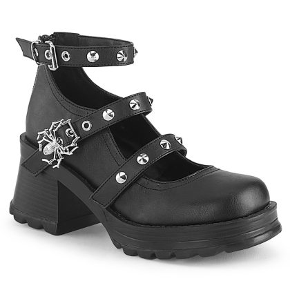 DemoniaCult BRATTY-30 BRATTY30/BVL Tronchetti Donna  Tacco 7 Plateau 2.5 Nero BRATTY30/BVL