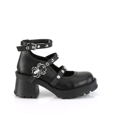 DemoniaCult BRATTY-30 BRATTY30/BVL Tronchetti Donna  Tacco 7 Plateau 2.5 Nero BRATTY30/BVL