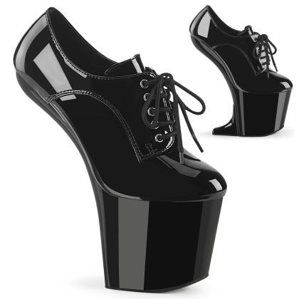 Pleaser CRAZE-860 CRAZE860/B/M Scarpe Donna  Tacco Altissimo 20 Plateau 7.6 Nero CRAZE860/B/M