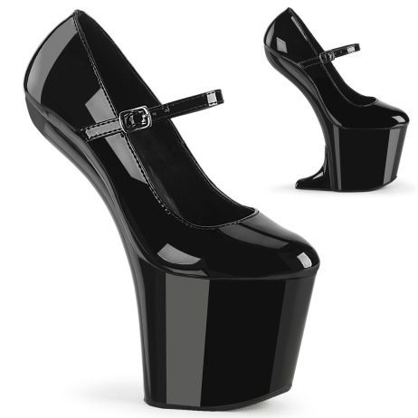 Pleaser CRAZE-880 CRAZE880/B/M Decollete  Tacco Altissimo 20 Plateau 7.6 Nero CRAZE880/B/M