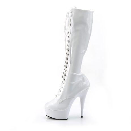 Pleaser DELIGHT-2023 DEL2023/W/M Scarpe Donna  Tacco Altissimo 15 Plateau 4.5 Bianco DEL2023/W/M