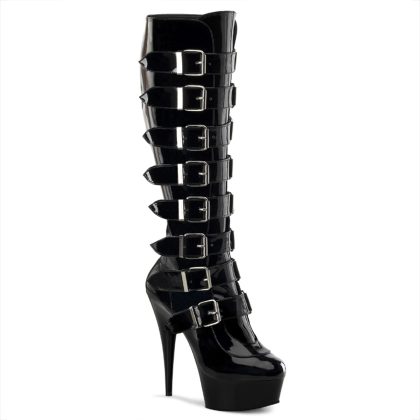 Pleaser DELIGHT-2049 DEL2049/B/M Scarpe Donna  Tacco Altissimo 15 Plateau 4.5 Nero DEL2049/B/M