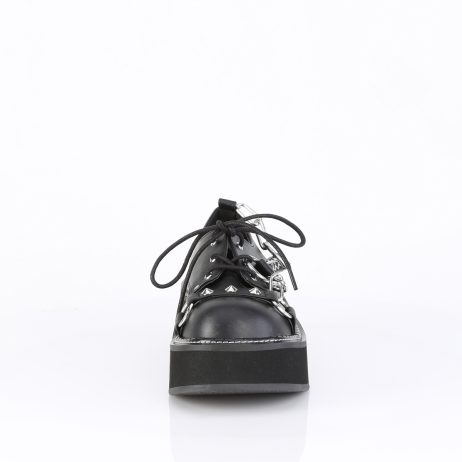 DemoniaCult EMILY-32 EMI32/BVL Scarpe Donna   Plateau 5.1 Nero EMI32/BVL