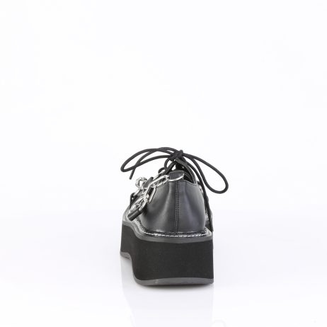 DemoniaCult EMILY-32 EMI32/BVL Scarpe Donna   Plateau 5.1 Nero EMI32/BVL