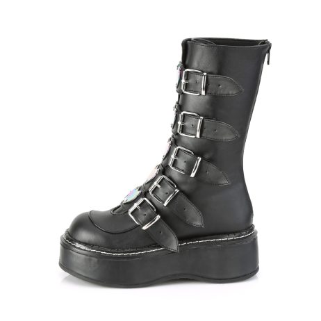 DemoniaCult EMILY-330 EMI330/BVL Scarpe Donna  Tacco 5 Nero EMI330/BVL