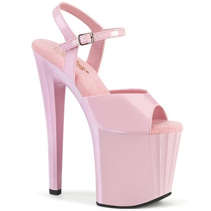 Pleaser ENCHANT-709 ENC709/BP/M Sandali con Cinturino  Tacco Altissimo 19 Plateau 9.5 Rosa ENC709/BP/M