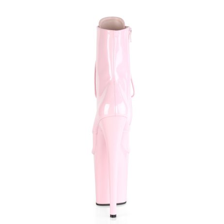 Pleaser FLAMINGO-1020 FLAM1020/BP/M Tronchetti  Tacco Altissimo 20 Plateau 10.2 Rosa FLAM1020/BP/M