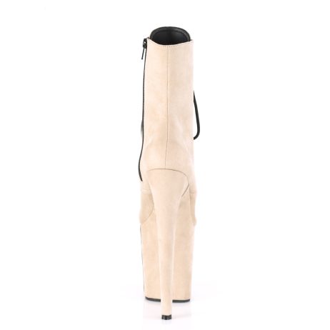 Pleaser FLAMINGO-1020FS FLAM1020FS/BEFS/M Tronchetti  Tacco Altissimo 20 Plateau 10.2 Beige FLAM1020FS/BEFS/M