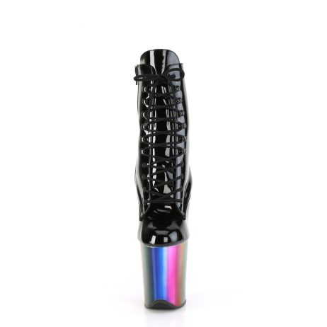 Pleaser FLAMINGO-1020RC FLAM1020RC/B/RBOWCH Tronchetti  Tacco Altissimo 20 Plateau 10.0 Nero FLAM1020RC/B/RBOWCH