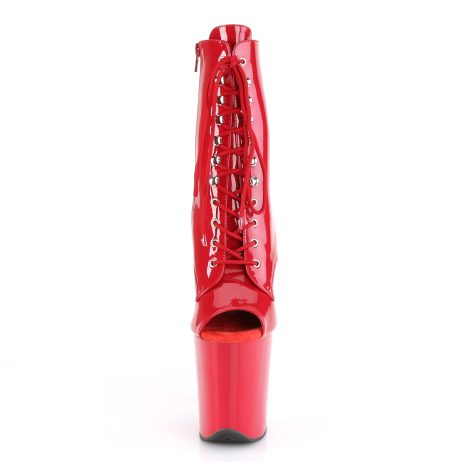 Pleaser FLAMINGO-1021 FLAM1021/R/M Tronchetti  Tacco Altissimo 20 Plateau 10.0 Rosso FLAM1021/R/M