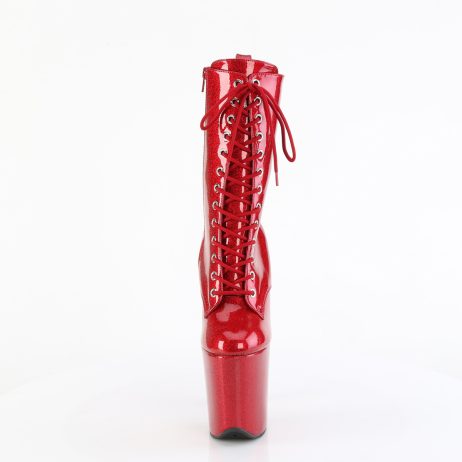 Pleaser FLAMINGO-1040GP FLAM1040GP/RYRG/M Tronchetti  Tacco Altissimo 20 Plateau 10.0 Rosso FLAM1040GP/RYRG/M