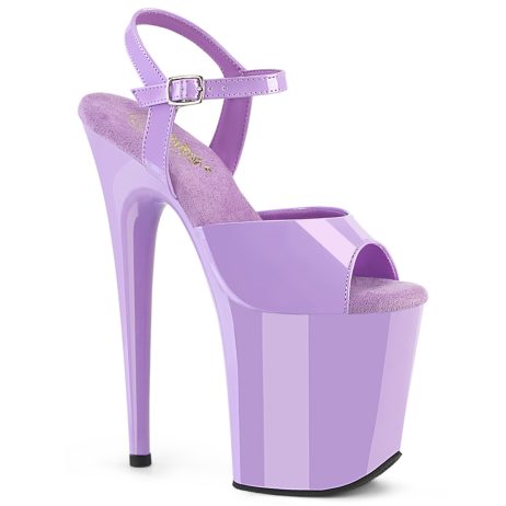 Pleaser FLAMINGO-809 FLAM809/LV/M Sandali con Cinturino  Tacco Altissimo 20 Plateau 10.0  FLAM809/LV/M