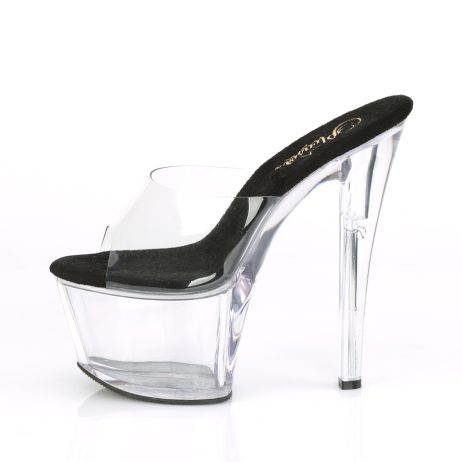 Pleaser SKY-301 SKY301/C-B/C Sabot Donna  Tacco Altissimo 17 Plateau 7.0 Nero SKY301/C-B/C