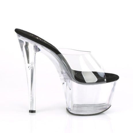 Pleaser SKY-301 SKY301/C-B/C Sabot Donna  Tacco Altissimo 17 Plateau 7.0 Nero SKY301/C-B/C