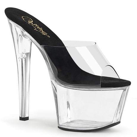 Pleaser SKY-301 SKY301/C-B/C Sabot Donna  Tacco Altissimo 17 Plateau 7.0 Nero SKY301/C-B/C