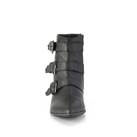 DemoniaCult WARLOCK-50-C WAR50-C/BVL Scarpe con Plateau Unisex Uomo Donna   Plateau 3.8 Nero WAR50-C/BVL