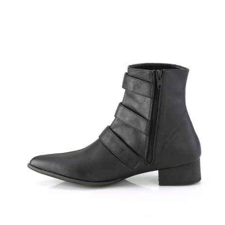 DemoniaCult WARLOCK-50-C WAR50-C/BVL Scarpe con Plateau Unisex Uomo Donna   Plateau 3.8 Nero WAR50-C/BVL