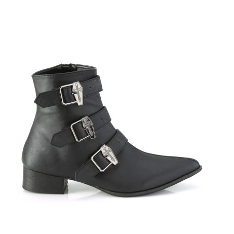 DemoniaCult WARLOCK-50-C WAR50-C/BVL Scarpe con Plateau Unisex Uomo Donna   Plateau 3.8 Nero WAR50-C/BVL