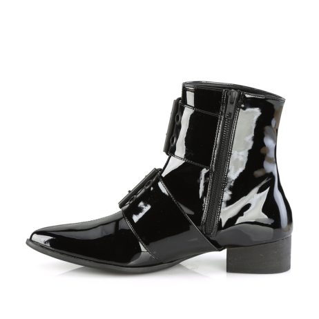 DemoniaCult WARLOCK-55 WAR55/B Scarpe con Plateau Unisex Uomo Donna   Plateau 3.8 Nero WAR55/B