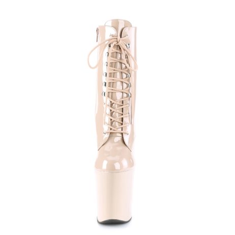 Pleaser XTREME-1020 XTM1020/ND/M Tronchetti  Tacco Altissimo 20 Plateau 10.0 Beige XTM1020/ND/M