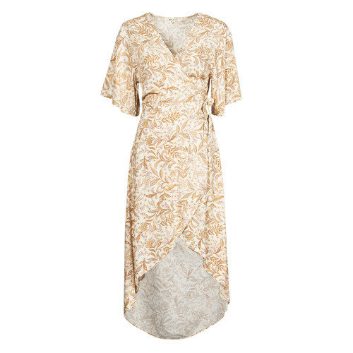 Abito Lunghi    LUNAR TIDES WRAP DRESS  Beige