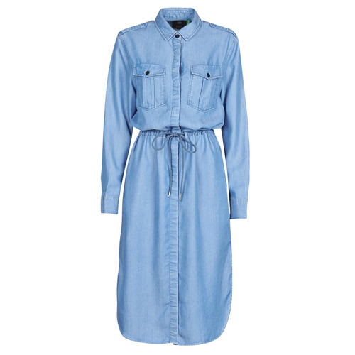 Abito Lunghi    Rovic maxi shirt dress ls  Blu