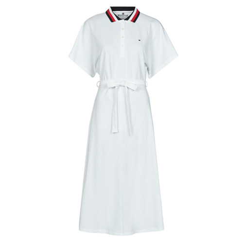 Abito corto    GBL STP FLARE MIDI POLO DRESS SS  Bianco