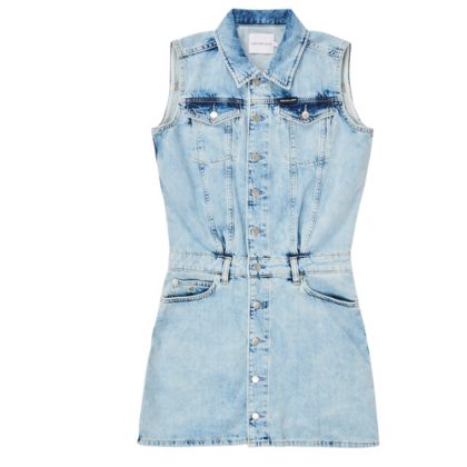 Abito corto ragazza Calvin Klein Jeans  SLEEVELESS BLUE DENIM DRESS  Blu Calvin Klein Jeans 8719855513161