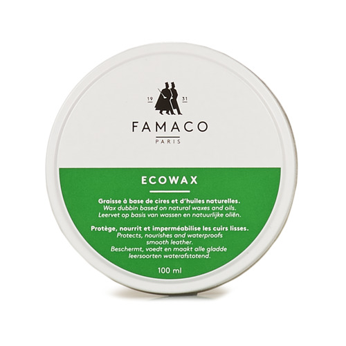 Accessori scarpe    BOITE DE GRAISSE ECO / ECO WAX 100 ML FAMACO  Bianco