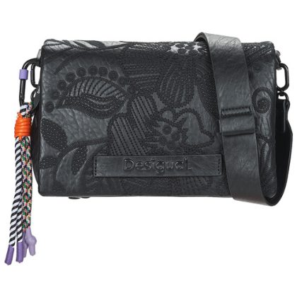 Borsa a spalla donna Desigual  ALPHA DORTMUND FLAP 2.0  Nero Desigual 8445110510636