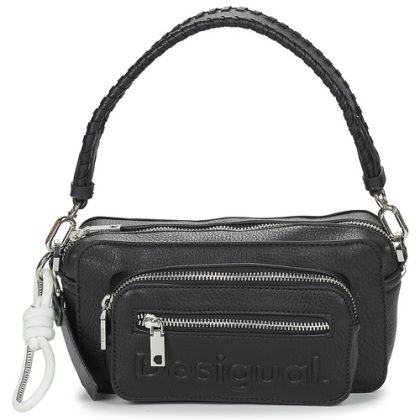 Borsa a spalla donna Desigual  HALF LOGO 24 CAMBRIDGE  Nero Desigual 8445110515273