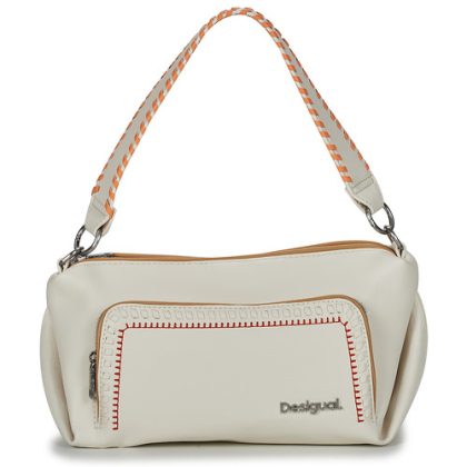 Borsa a spalla donna Desigual  PRIME URUS MAXI  Bianco Desigual 8445110515419