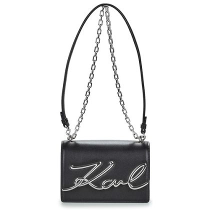 Borsa a spalla donna Karl Lagerfeld  K/SIGNATURE SM SHOULDERBAG  Nero Karl Lagerfeld 8720744444190